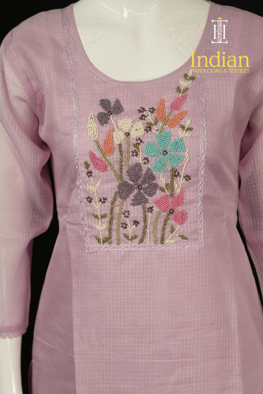 Designer Kota 3pc Set-Leight Pink