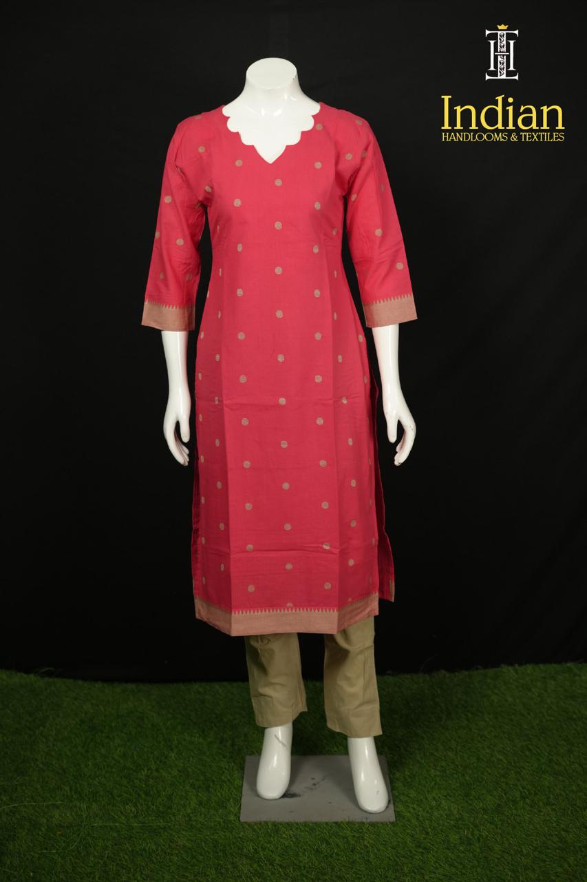 Premium Handloom Set-Pink