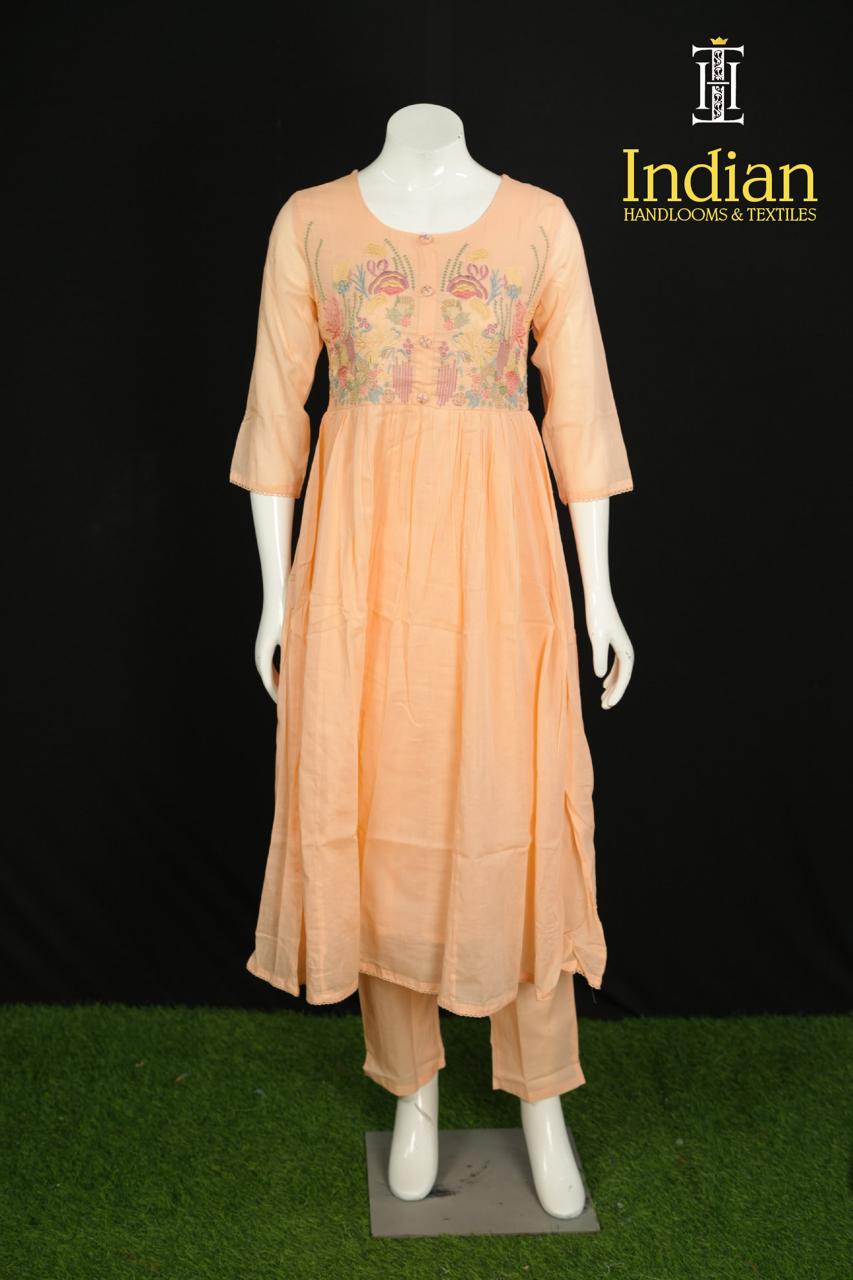 Mul Cotton Set-Peach