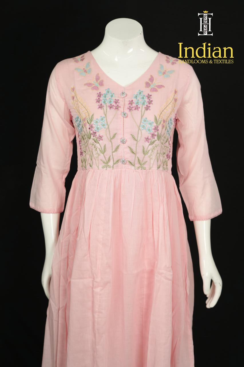 Mul Cotton Set-Baby Pink