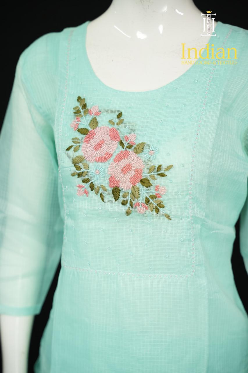 Designer Kota Set-Leight Sea Green