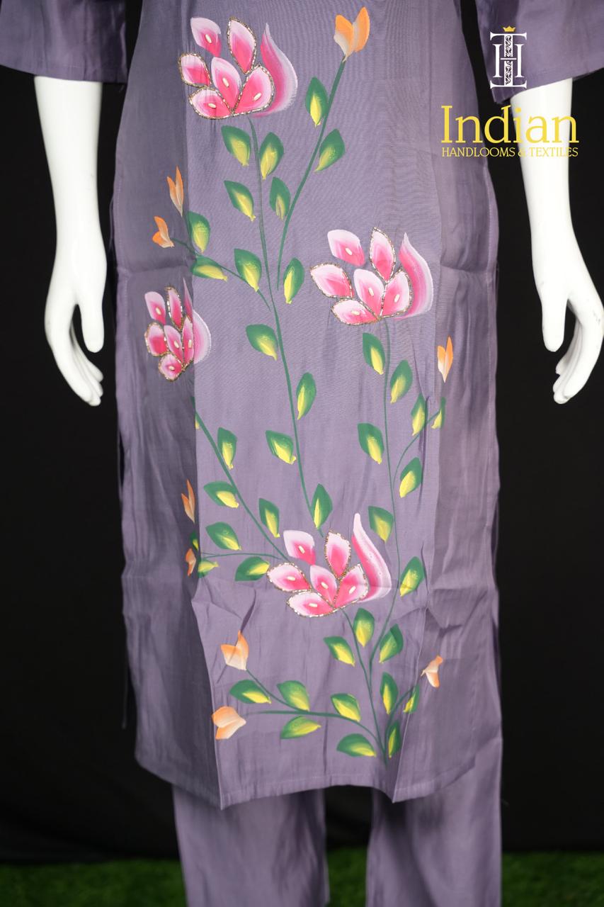 Brush Paint 3 Pc Set-Dark Lavender 1