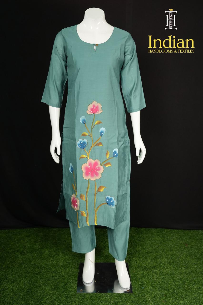 Brush Paint 3 Pc Set-Peacock Blue 1