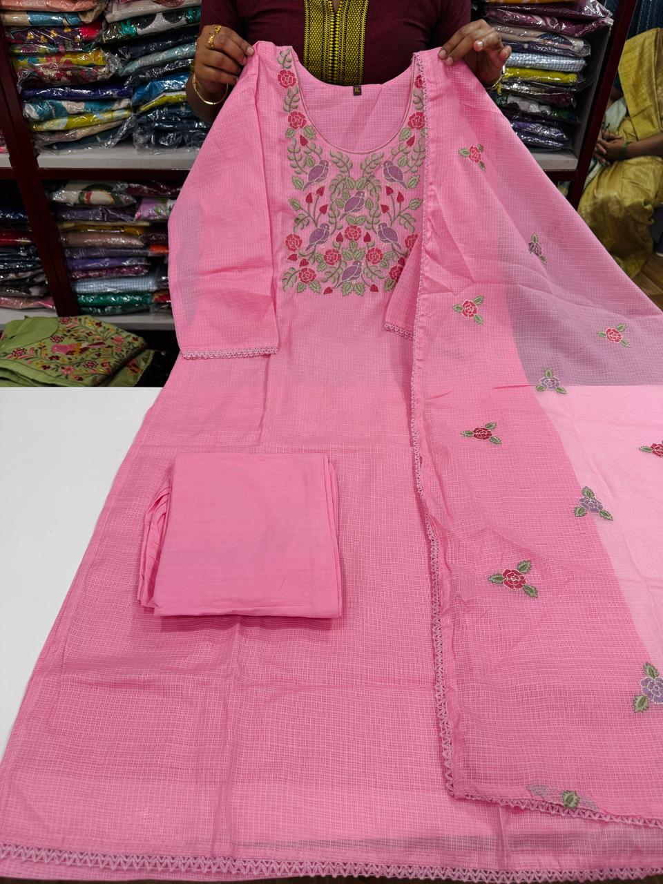 Kota Cotton Set-Baby Pink 1