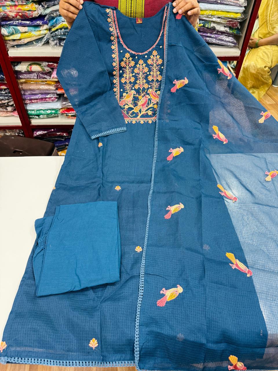 Kota Cotton Set-Dark Blue 1