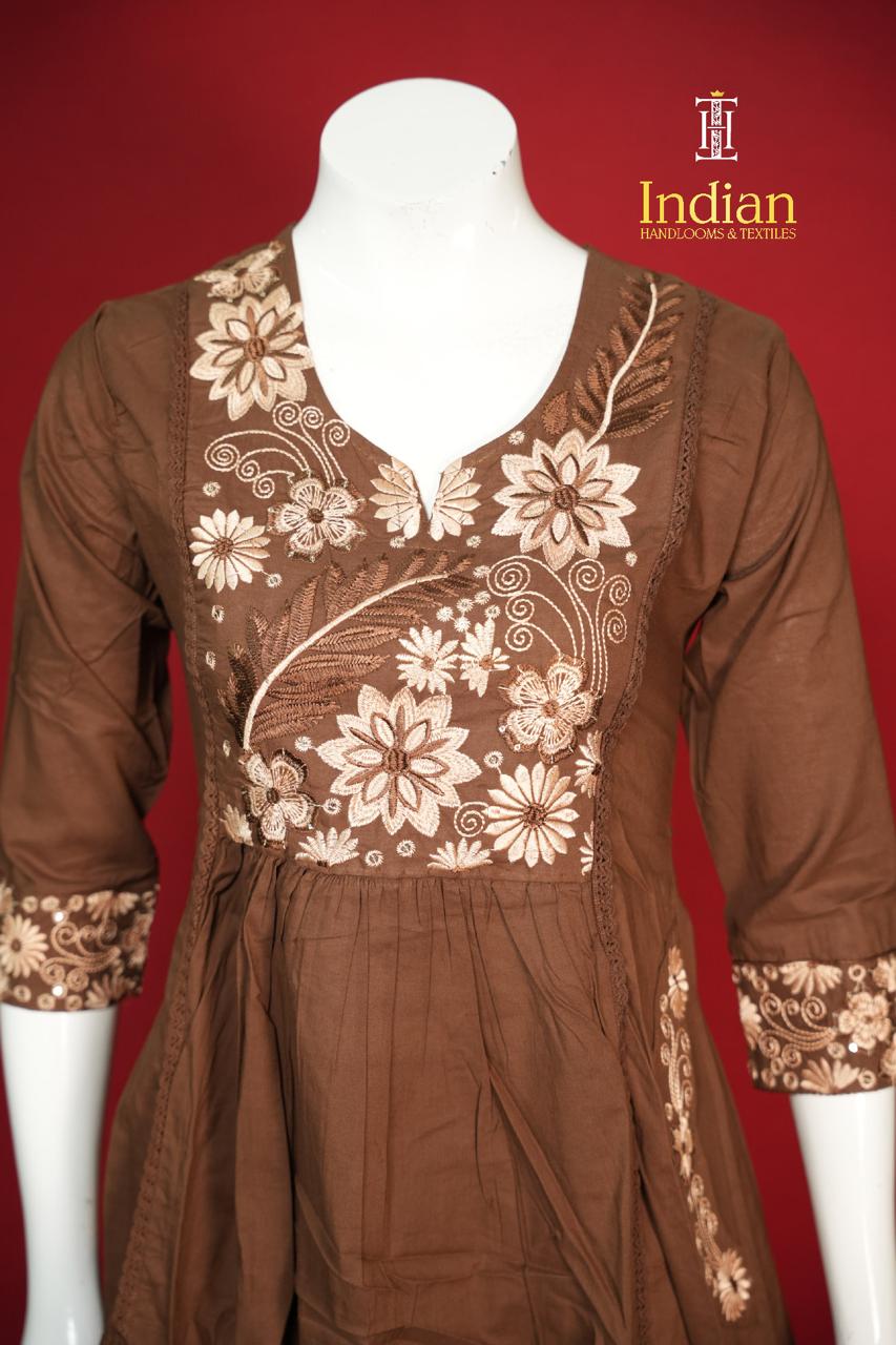 Designer Mul Cotton-Lite Brown