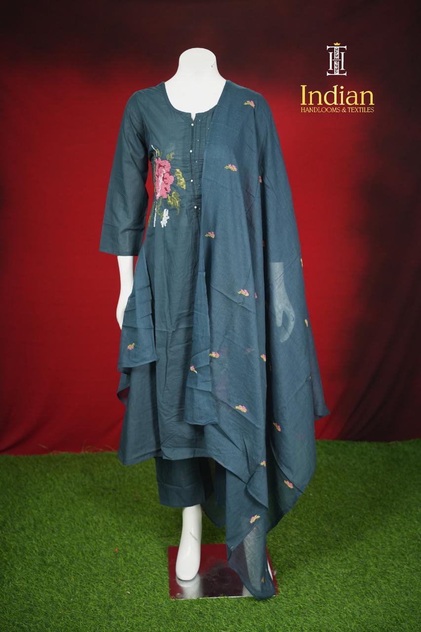 Mul Cotton Sets 1- Dark Blue