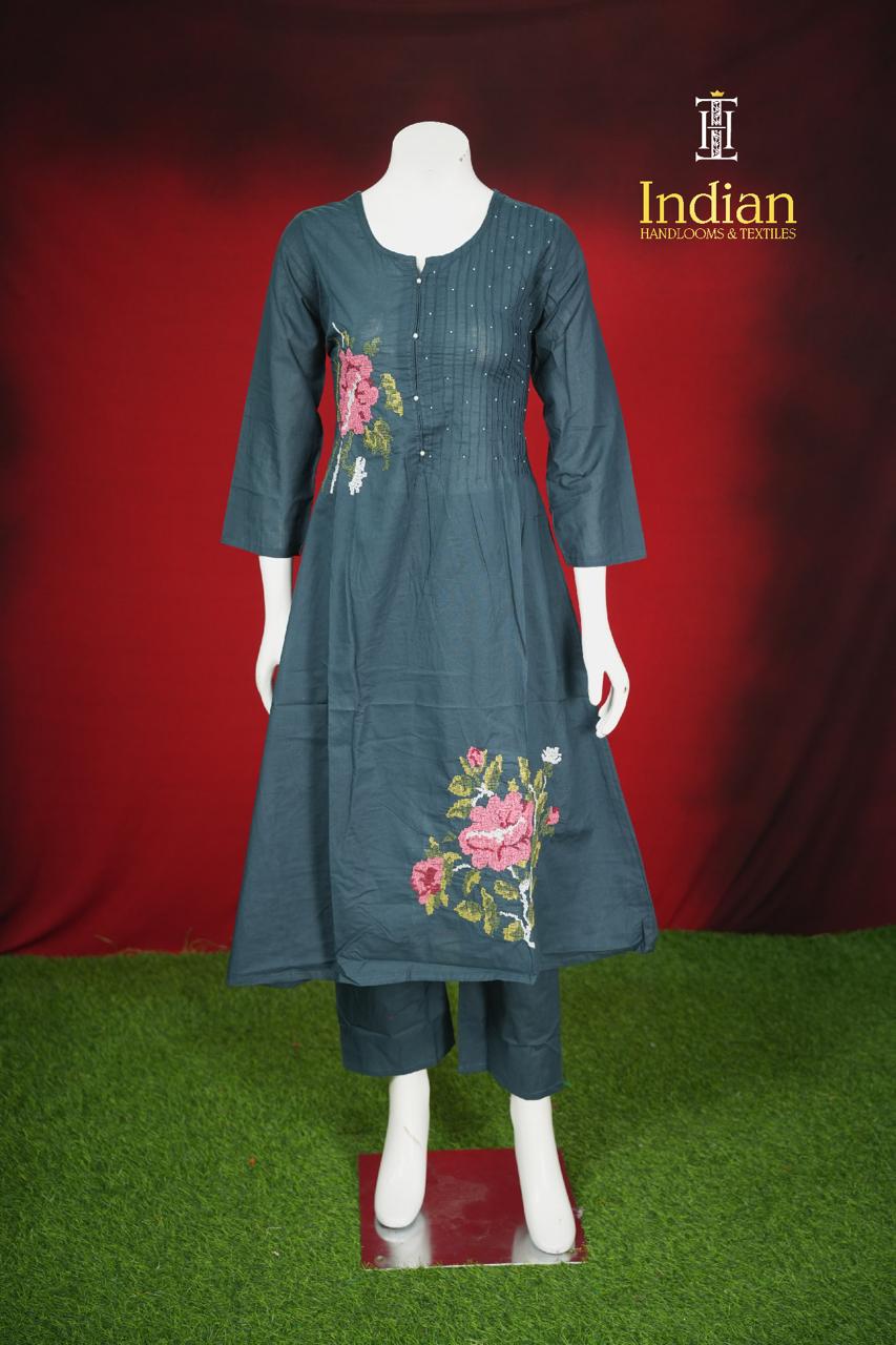 Mul Cotton Sets 1- Dark Blue