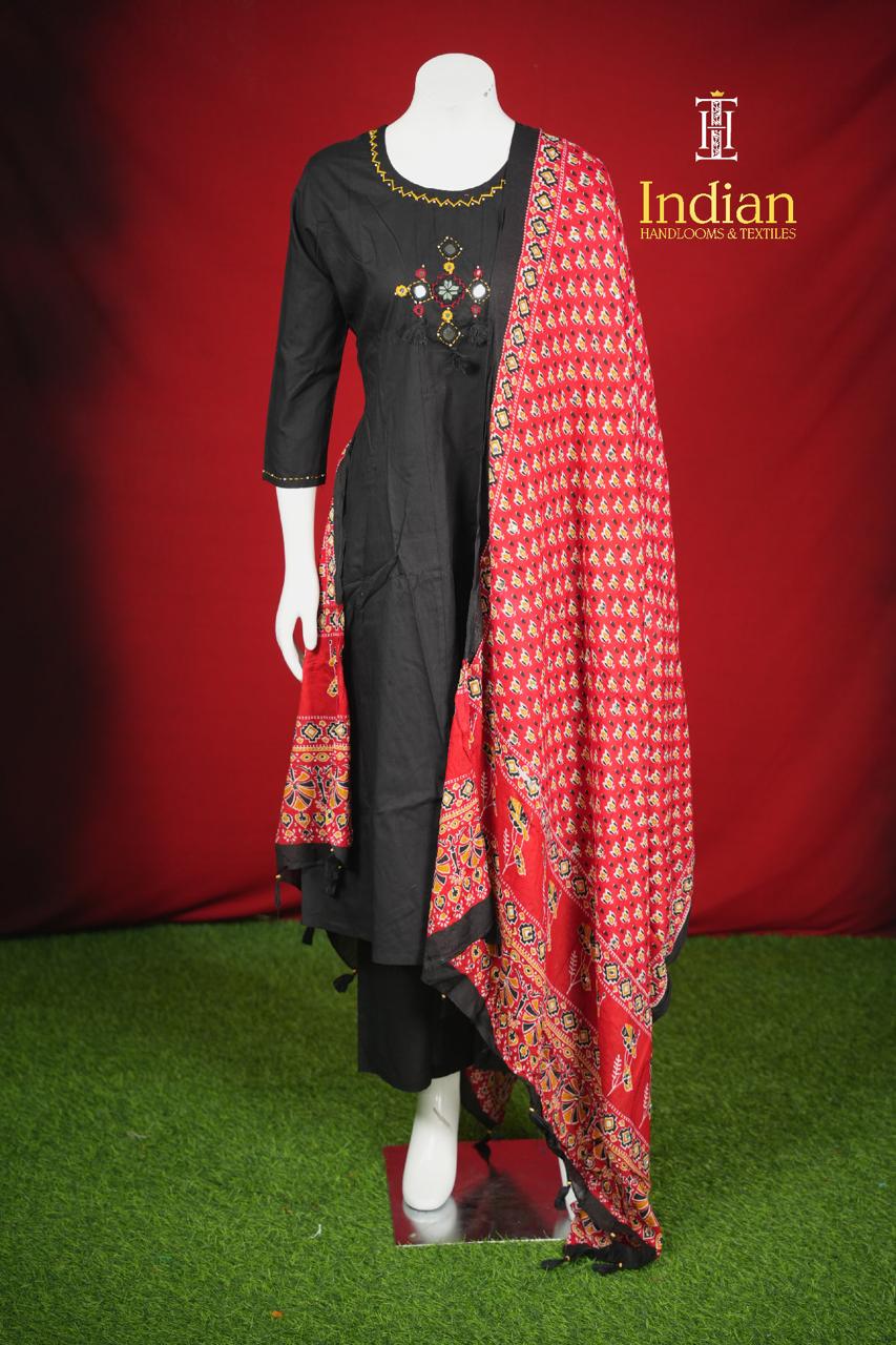 Designer Cotton Sets - Black 1