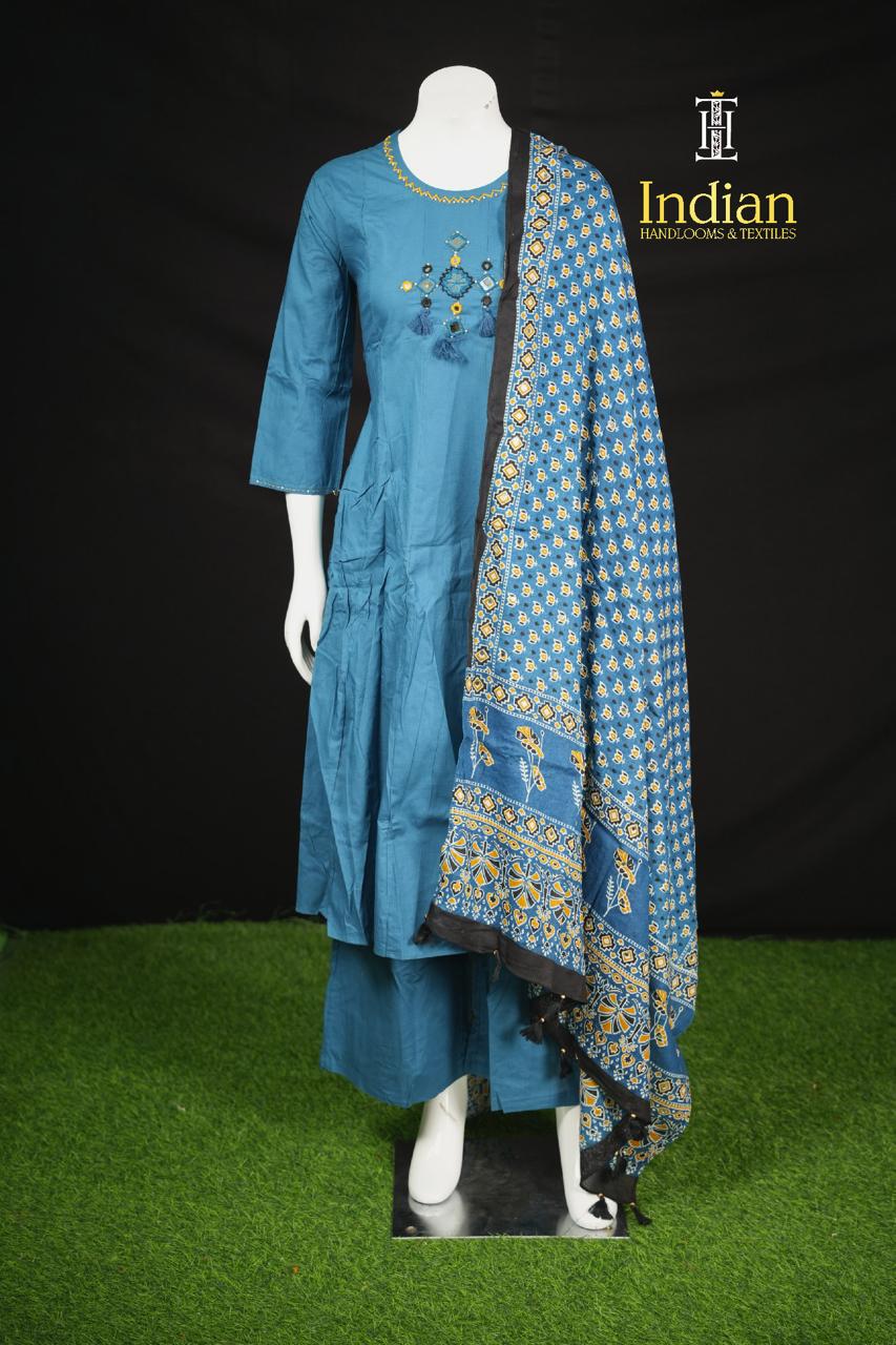 Designer Cotton Sets - Blue 1