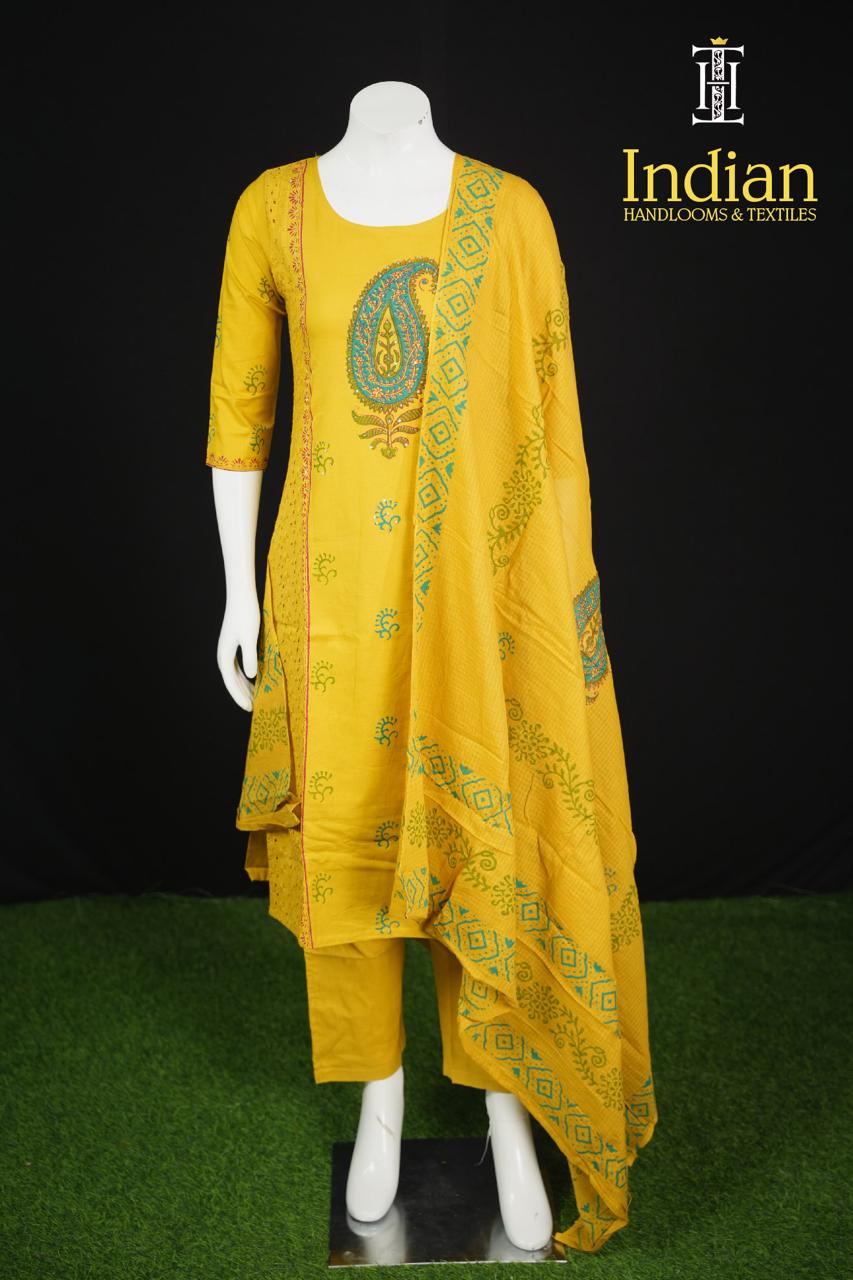 Designer Cotton Sets1 - Yellow