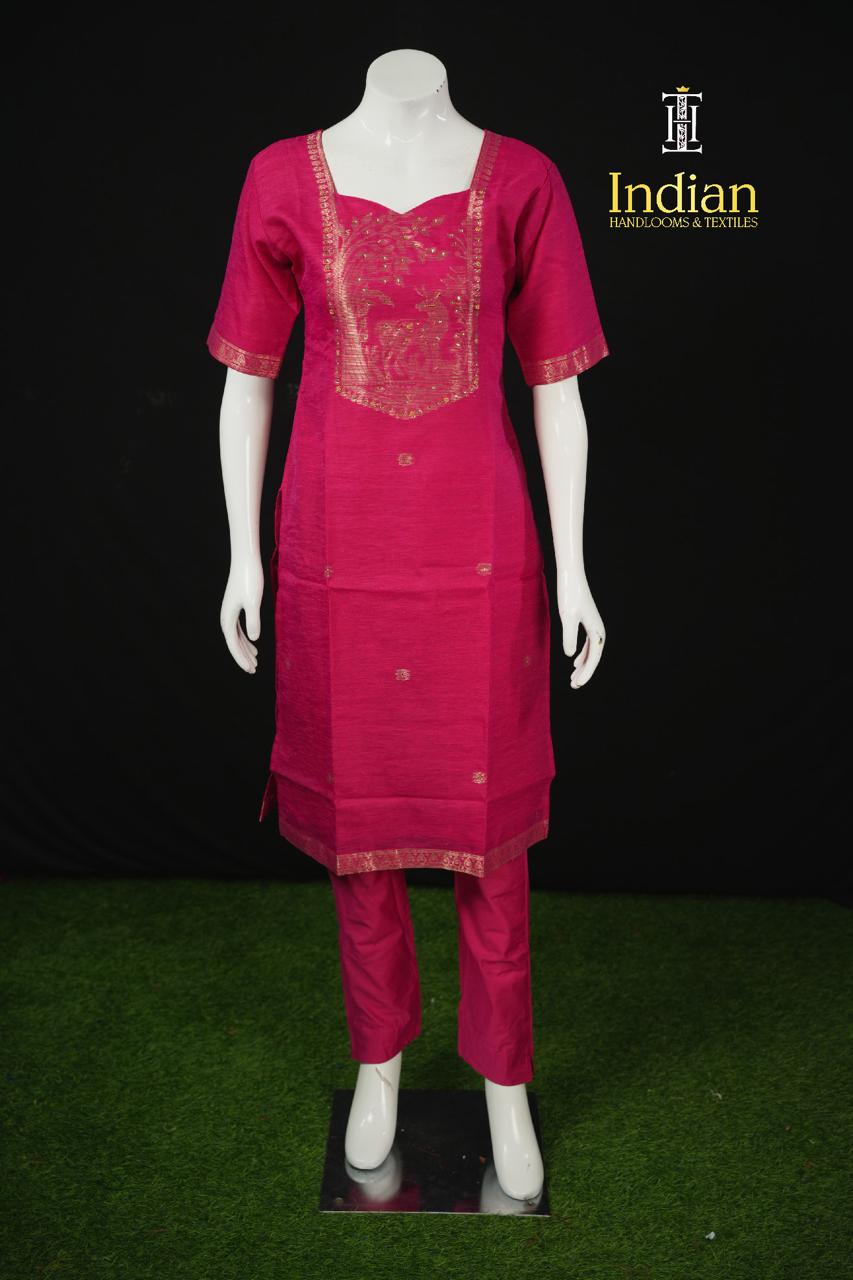 New Jamdhani Sets - Pink