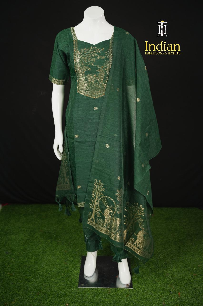 New Jamdhani Sets - Green