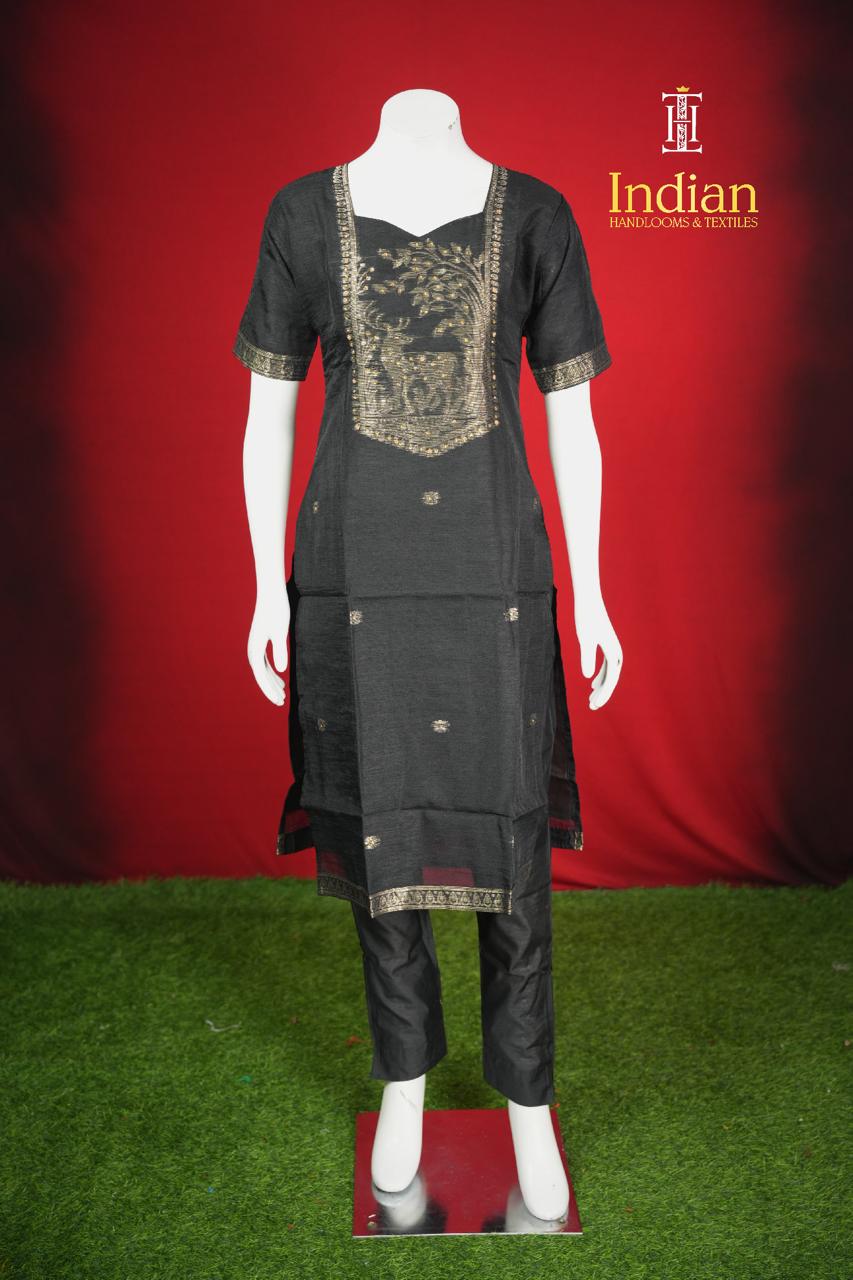 New Jamdhani Sets - Black