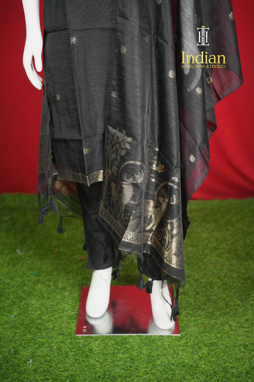 New Jamdhani Sets - Black