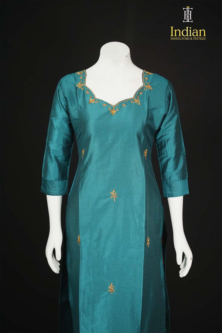 1 Raw Silk HW Sets - Peacock Blue