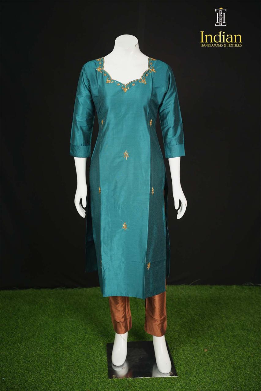 1 Raw Silk HW Sets - Peacock Blue