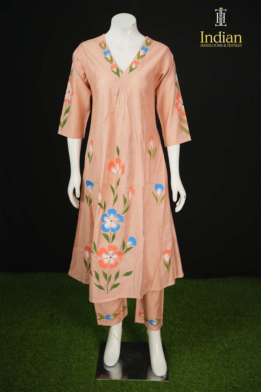 Brush Paint 2 Pc Set- Lite Peach