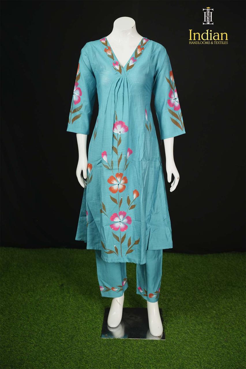 Brush Paint 2 Pc Set- Blue