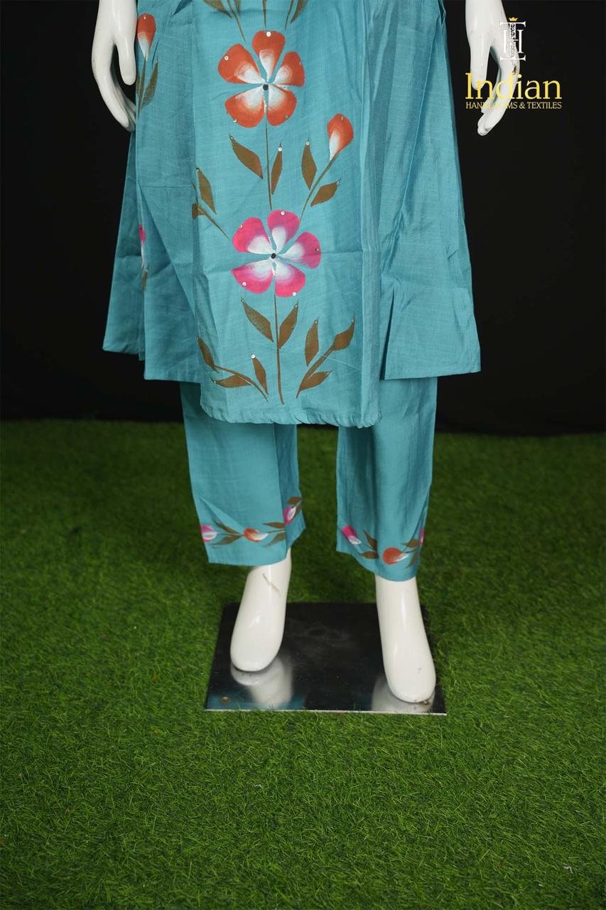 Brush Paint 2 Pc Set- Blue