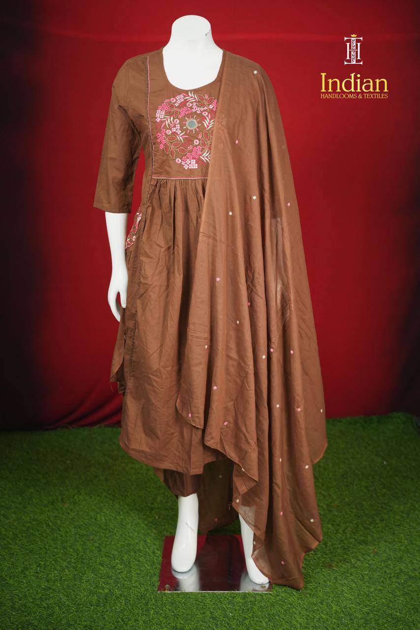 Jaipuri Cotton Sets 2-Brown