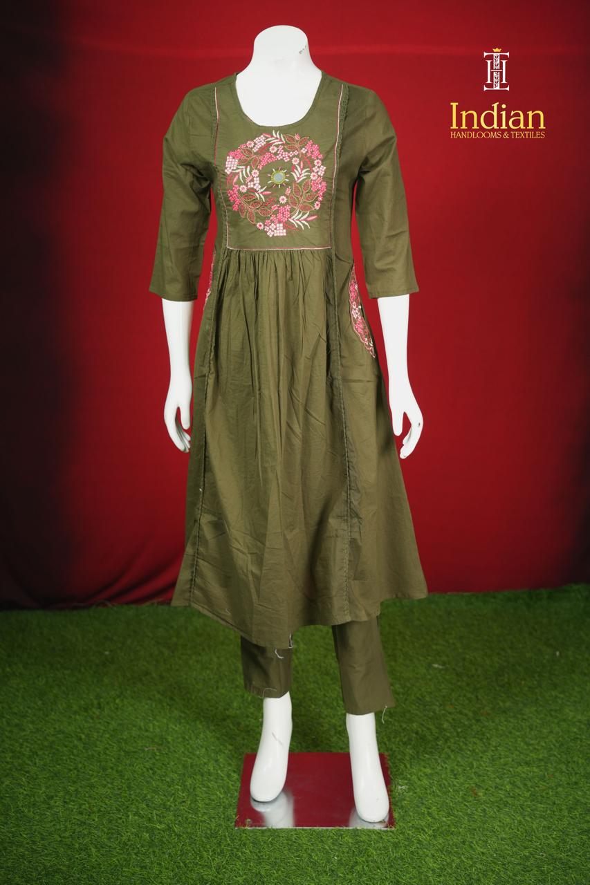 Jaipuri Cotton Sets 2-Green