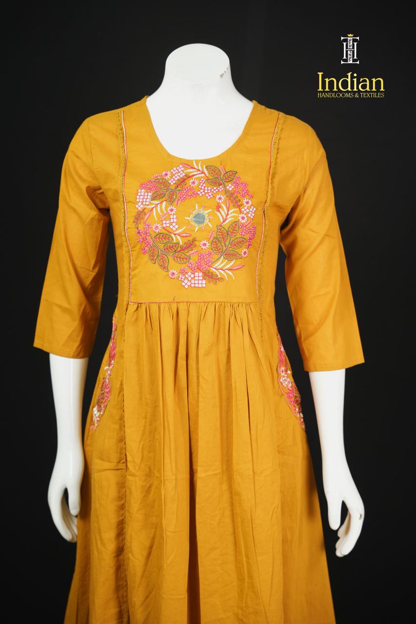 Jaipuri Cotton Sets 2-Yellow