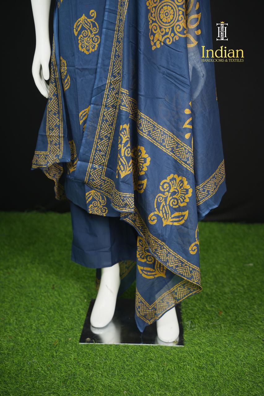 . Jaipuri Cotton Sets - Blue