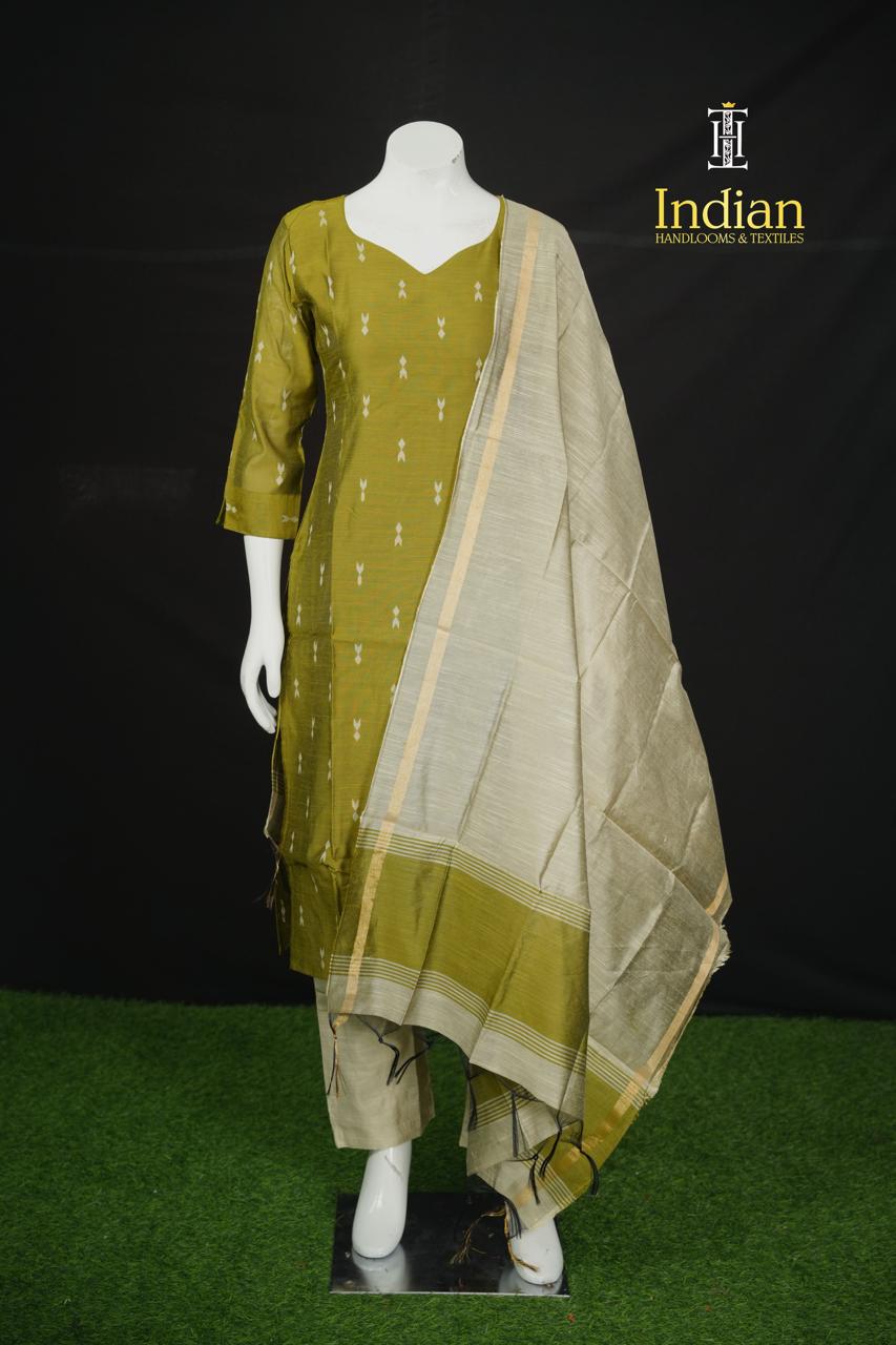 New 1 Raw Silk Sets - Green 1