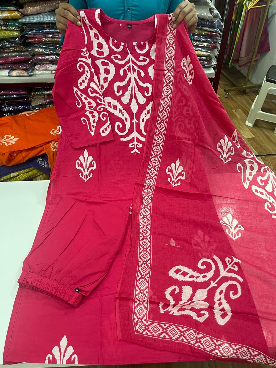 60/60 Jaipuri Cotton Sets - Pink 14