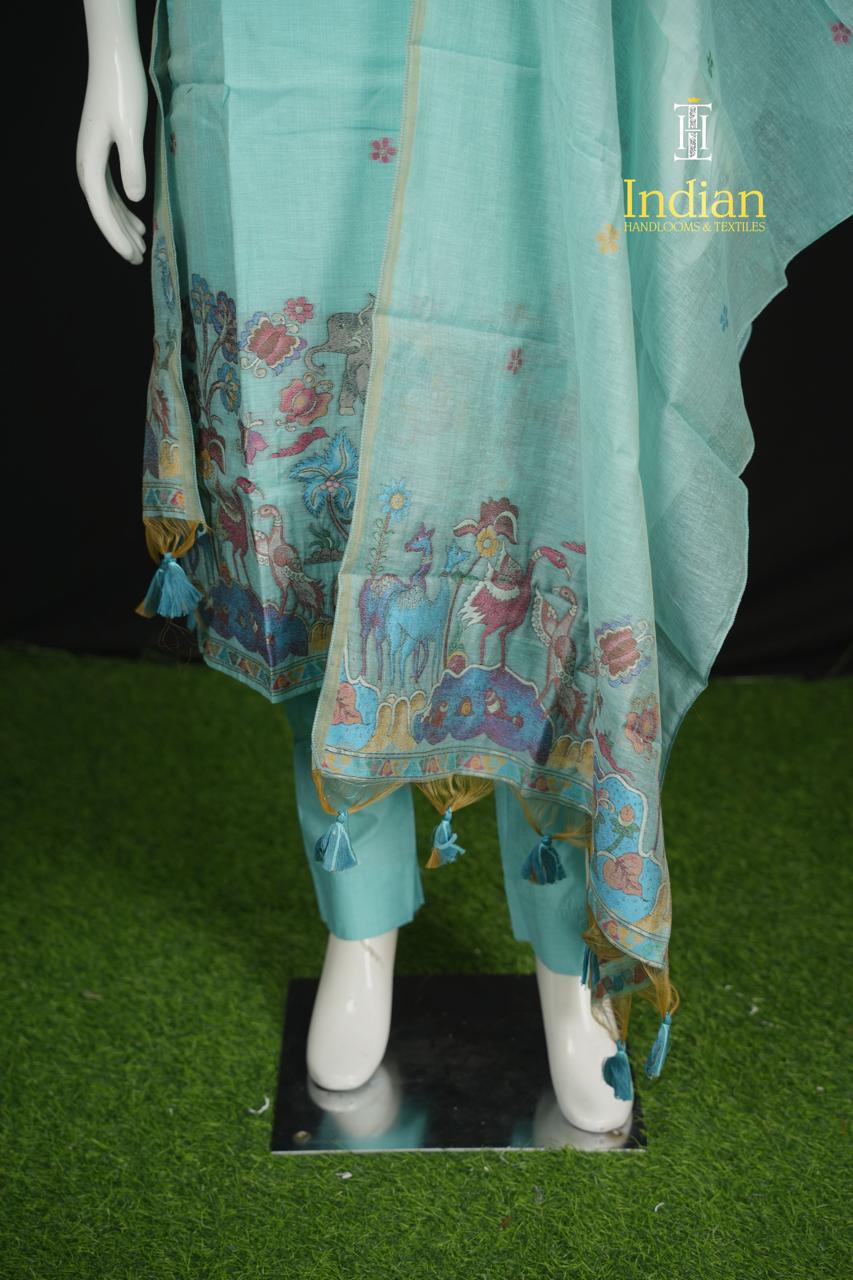 Premium Jamdhani Sets -Blue 3
