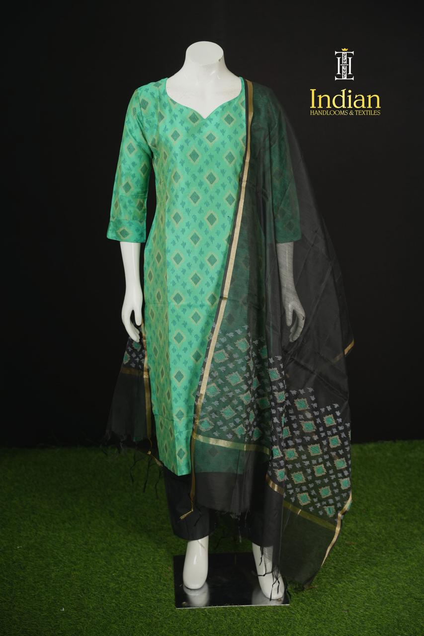 Soft Silk 3 Pc Set - Green 3