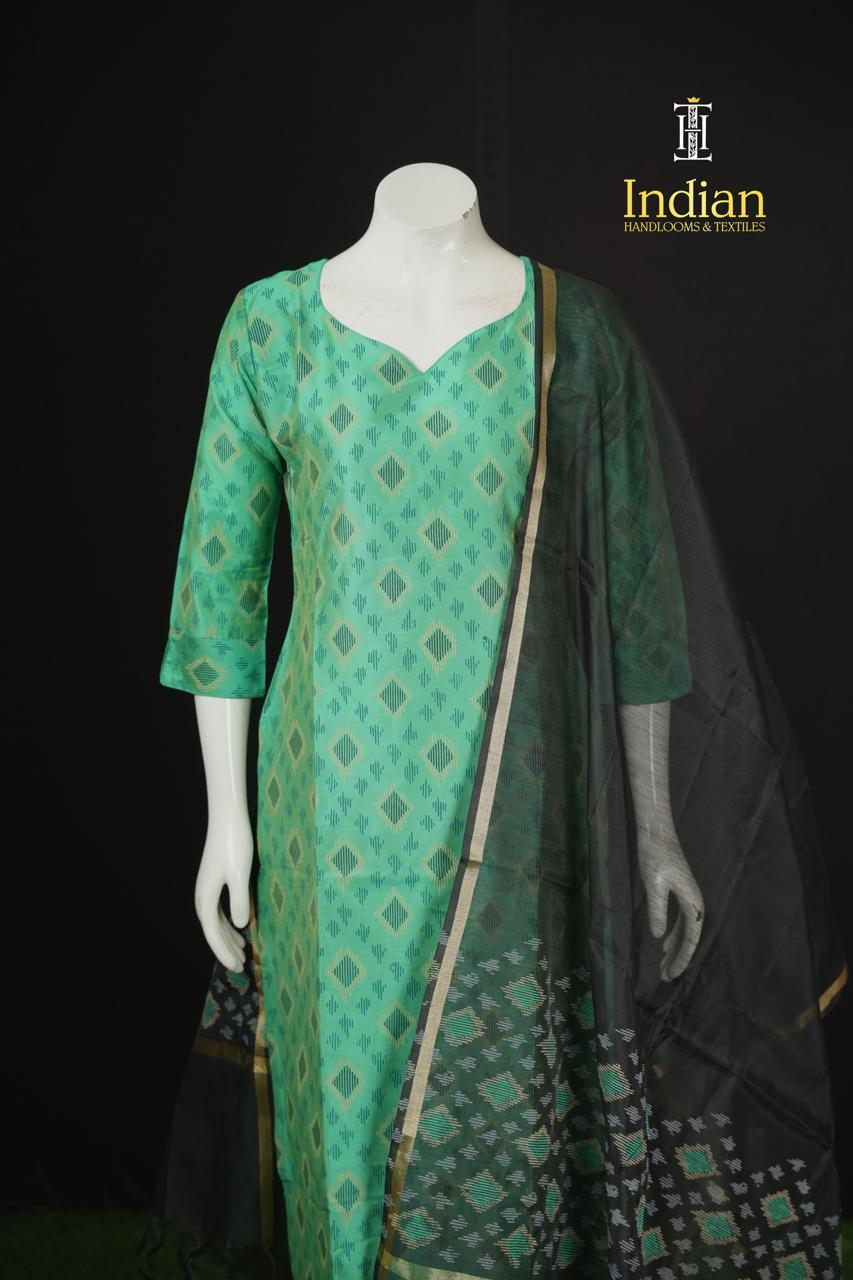 Soft Silk 3 Pc Set - Green 3