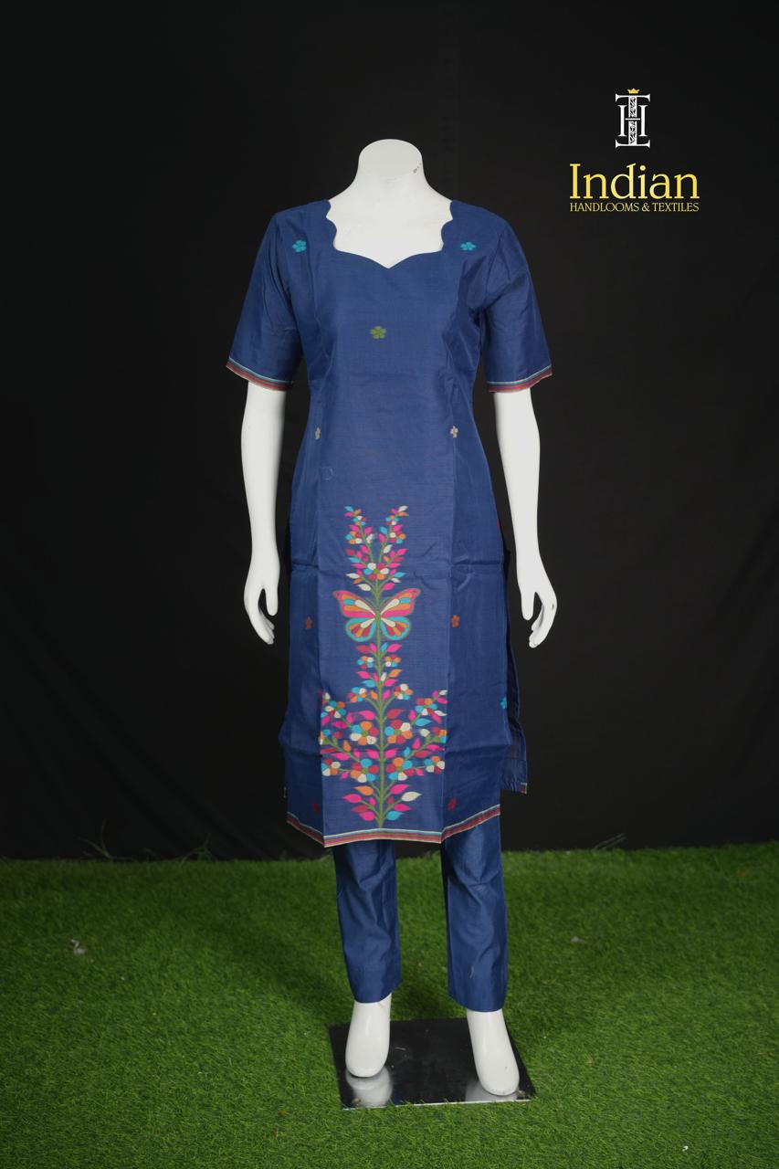 New Designer Jamdhani Sets - Blue 2