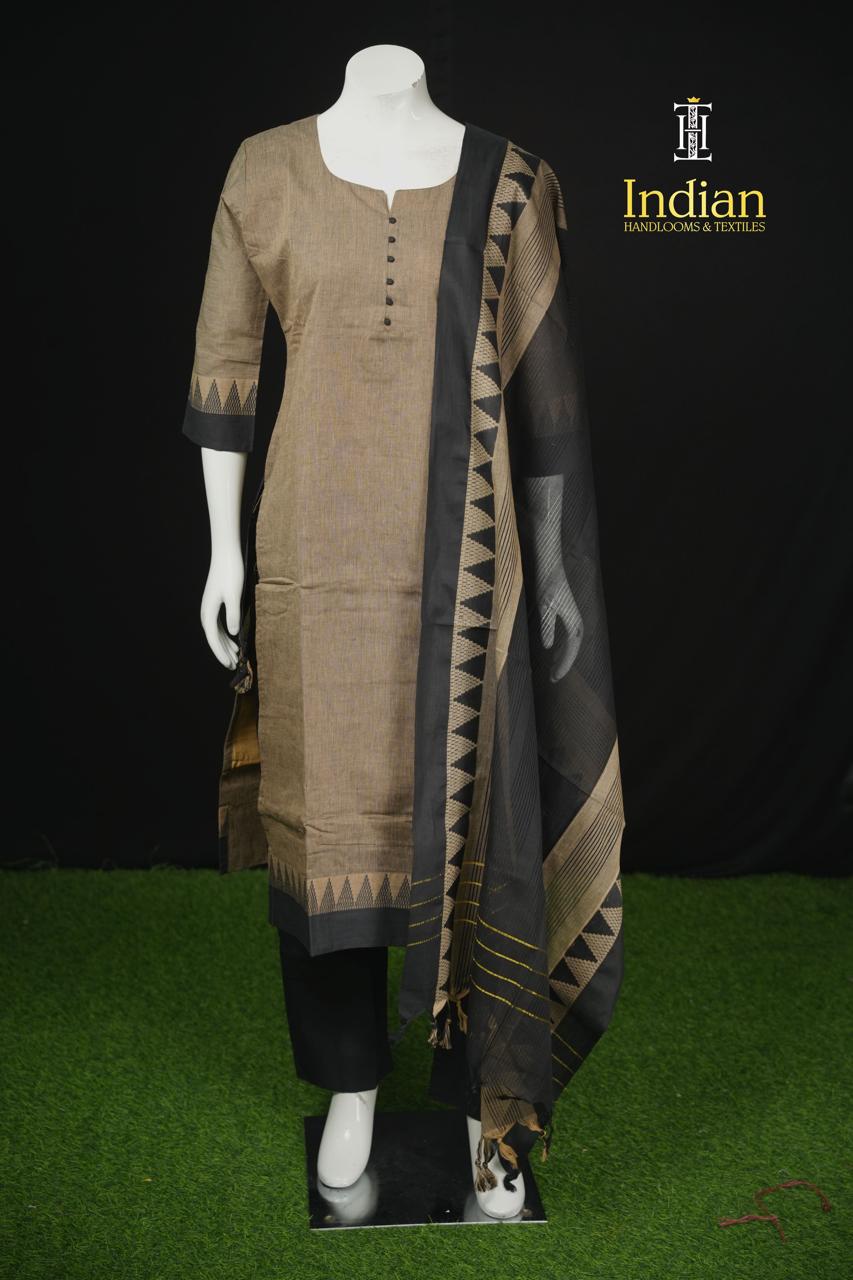 T Handloom 3Pc Sets- Cream
