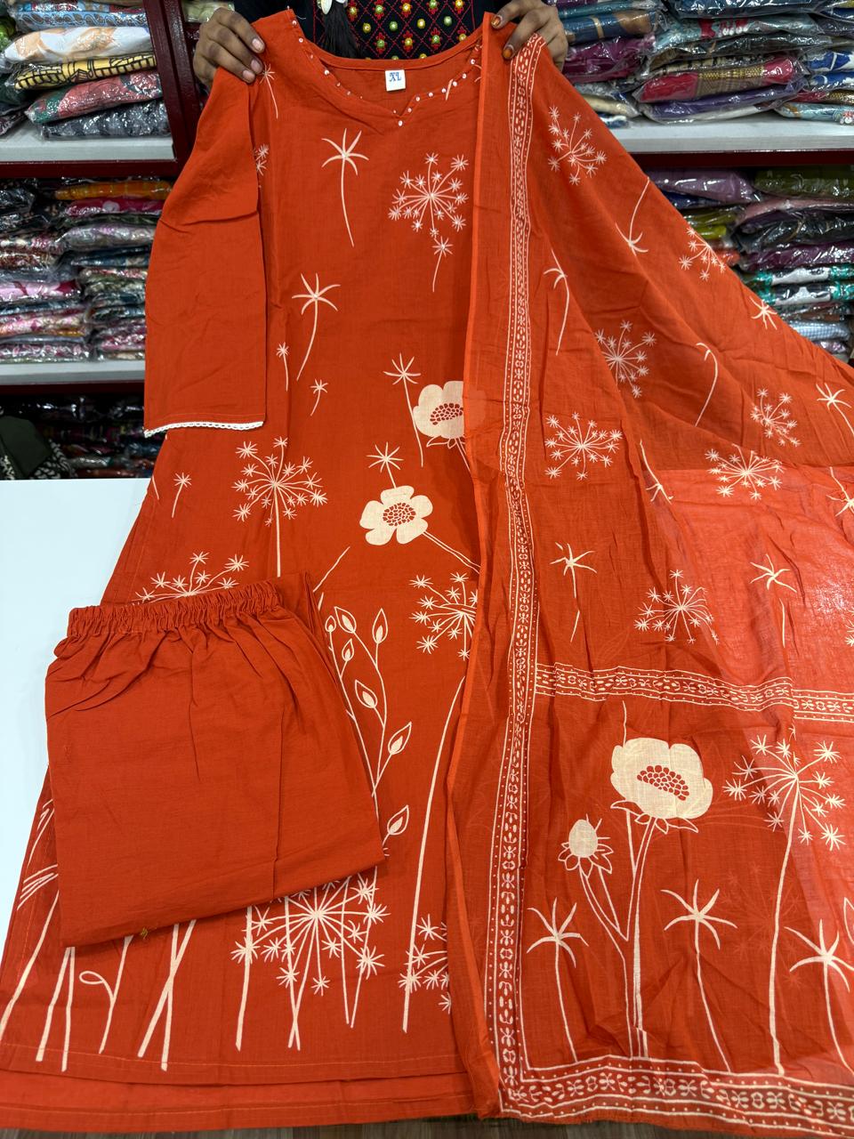 Designer Jaipuri Cotton 3Pcs Sets -