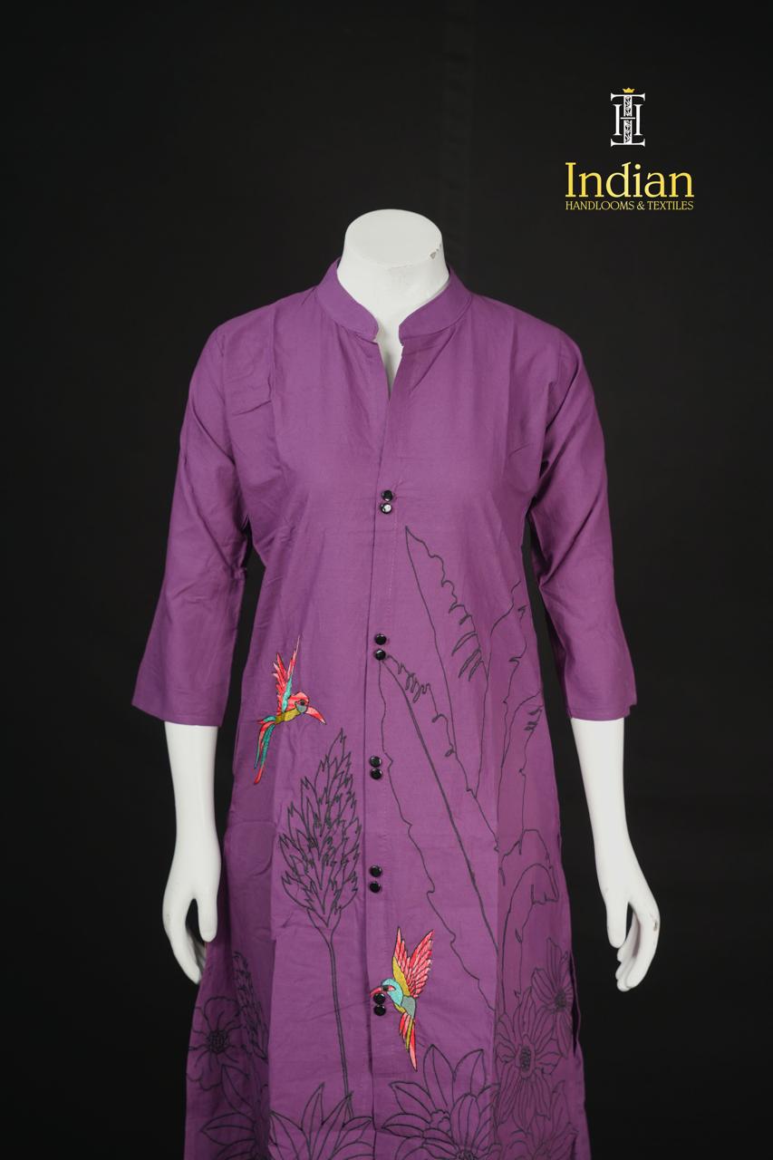 Soft Cotton 2Pcs Sets-Dark Lavender