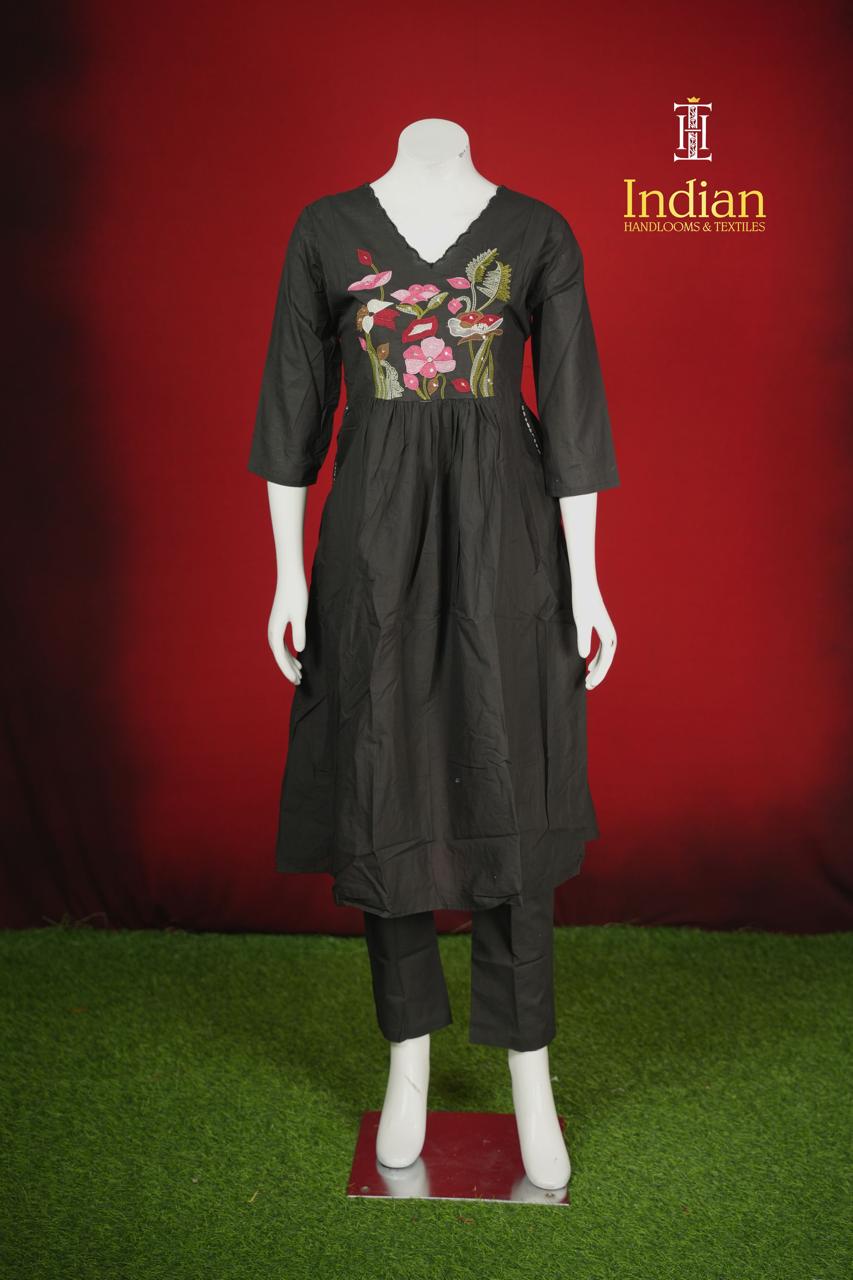 Designer Mul Cotton-Black 10